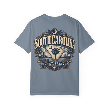 South Carolina Established 1788 Unisex Comfort Color 1717 Streetwear Graphic Tee