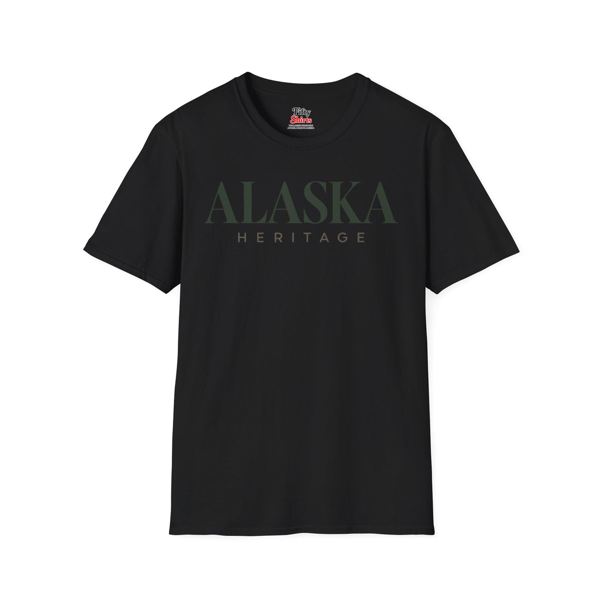 Alaska Heritage Unisex Softstyle T Shirt State Name Graphic Tee
