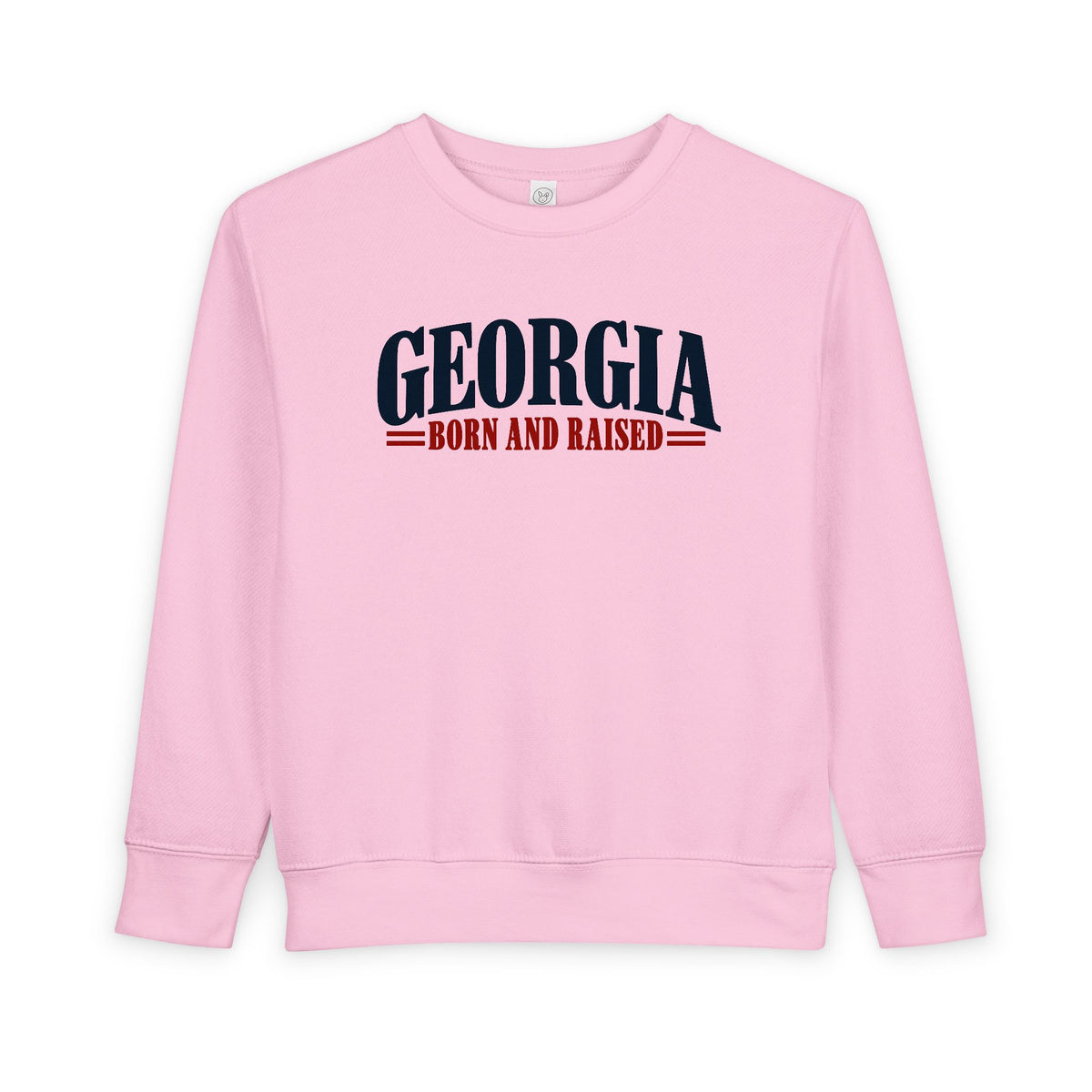 Georgia Born and Raised Premium Heritage Unisex Toddler Sweatshirt