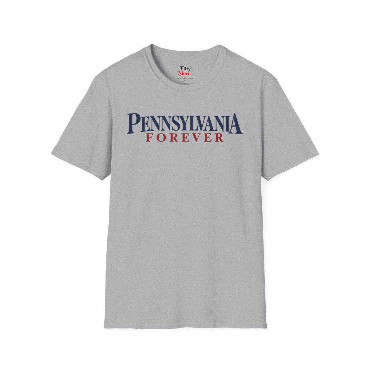 Pennsylvania Forever Unisex Softstyle T Shirt State Name Graphic Tee
