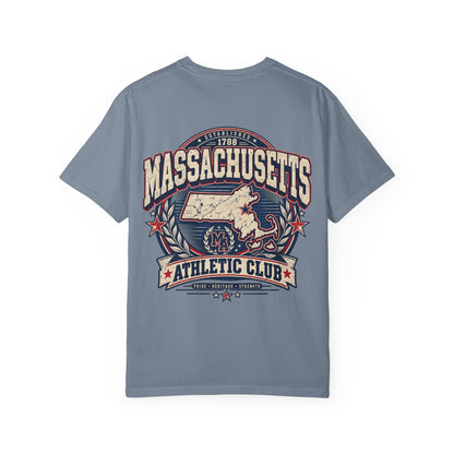 Massachusetts Athletic Club Unisex Comfort Color 1717 Streetwear Graphic Tee