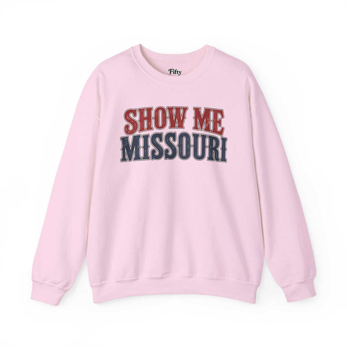 Show Me Missouri Unisex Crewneck Sweatshirt State Name Graphic