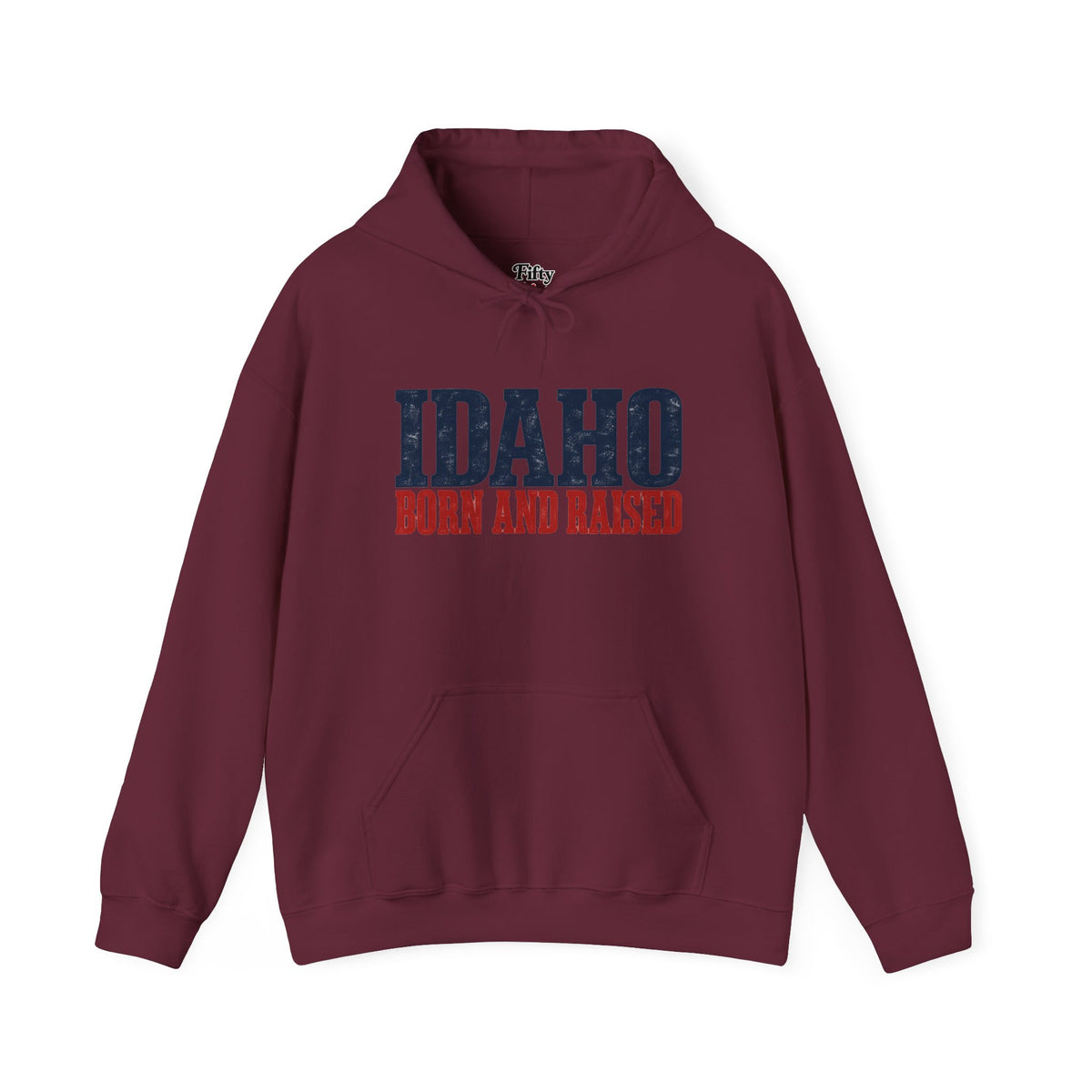Idaho Born and Raised Classic Heritage Unisex Hoodie Graphic