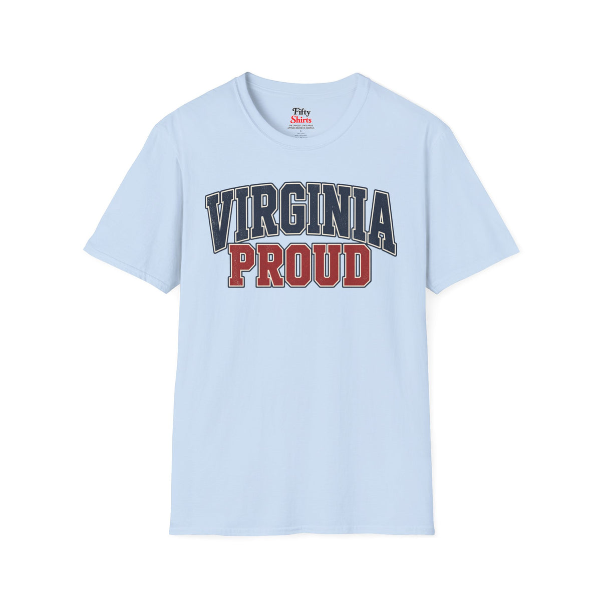 Virginia Proud Unisex Softstyle T Shirt State Name Graphic Tee