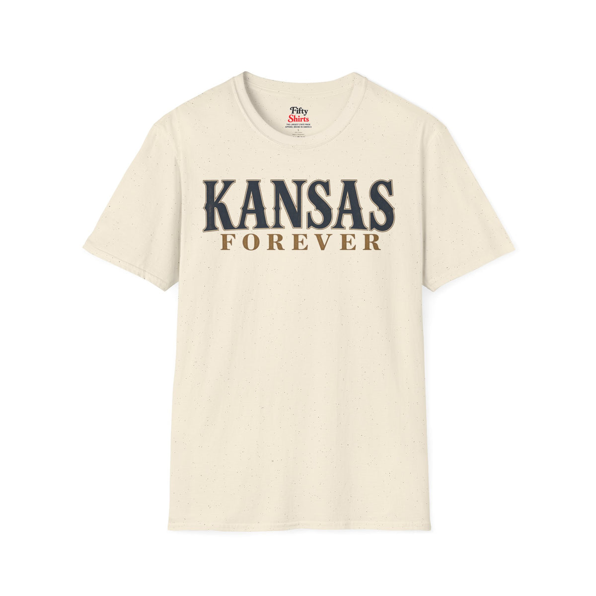 Kansas Forever Unisex Softstyle T Shirt State Name Graphic Tee