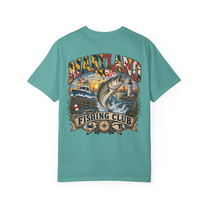 Maryland Fishing Club Unisex Comfort Color 1717 Streetwear Graphic Tee
