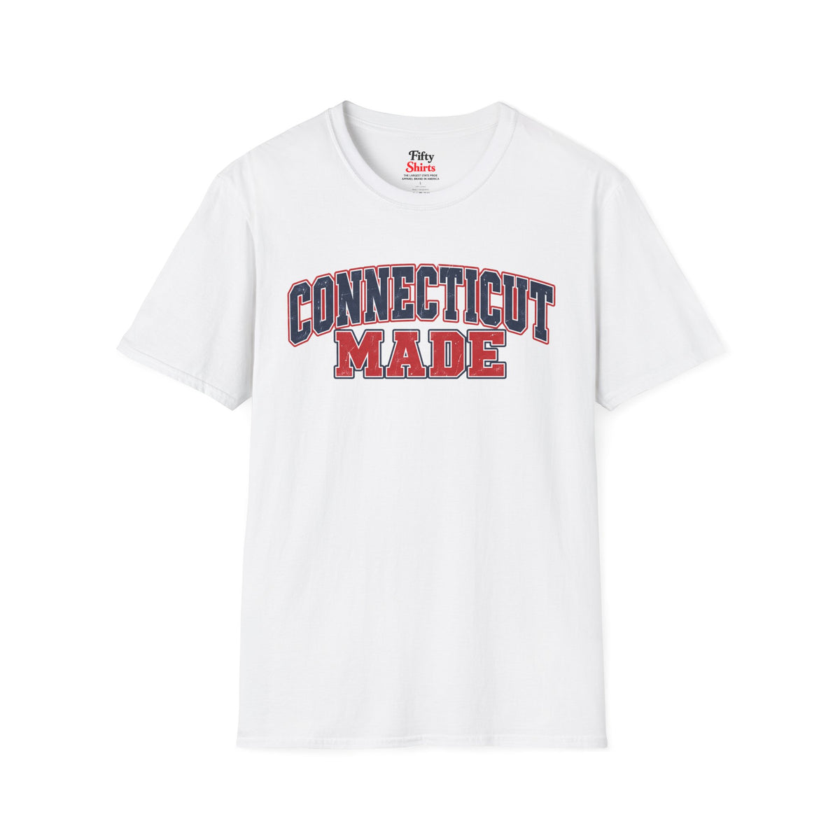 Connecticut Made Unisex Softstyle T Shirt State Name Graphic Tee