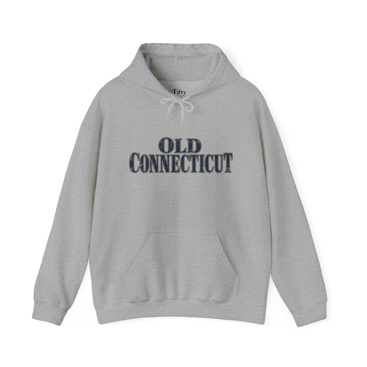 Old Connecticut Unisex Hoodie State Name Graphic