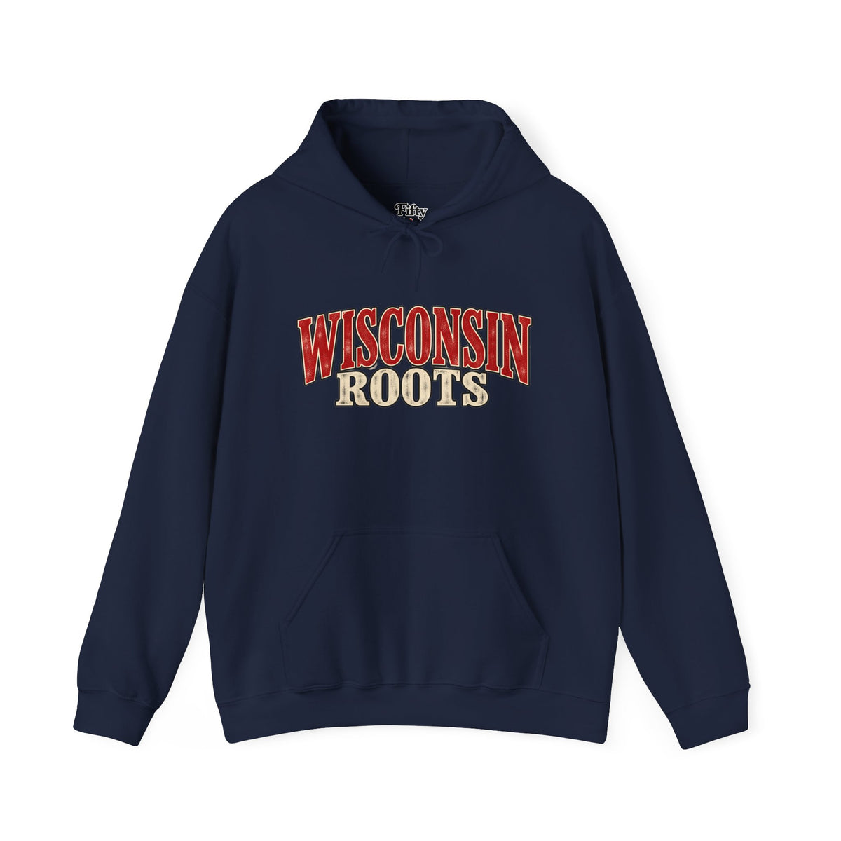 Wisconsin Roots Unisex Hoodie State Name Graphic
