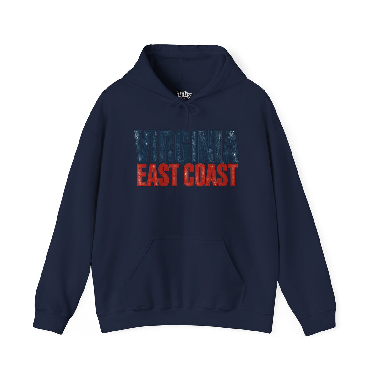 Virginia East Coast Unisex Hoodie State Name Graphic