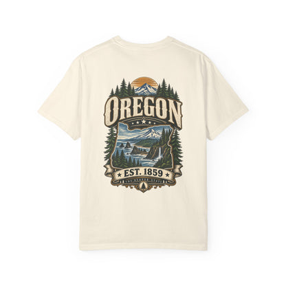Oregon Established 1859 Unisex Comfort Color 1717 Streetwear Graphic Tee