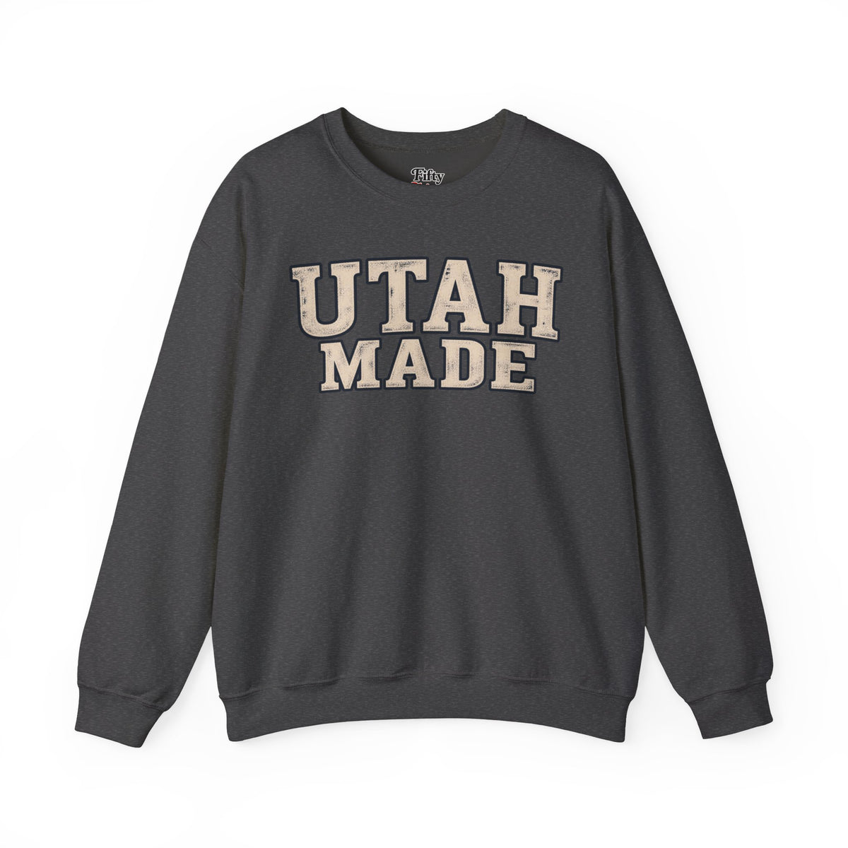 Utah Made Unisex Crewneck Sweatshirt State Name Graphic