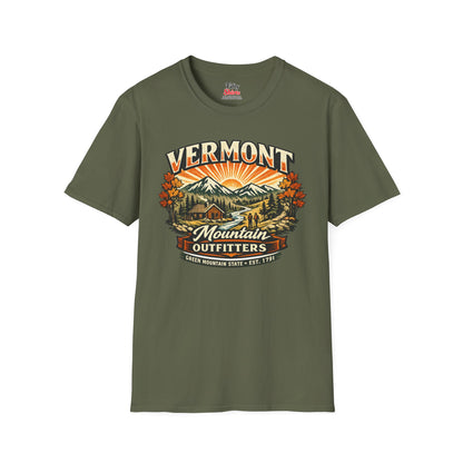 Vermont Mountain Outfitters Unisex Softstyle T Shirt State Pride Graphic Tee Collections FS03