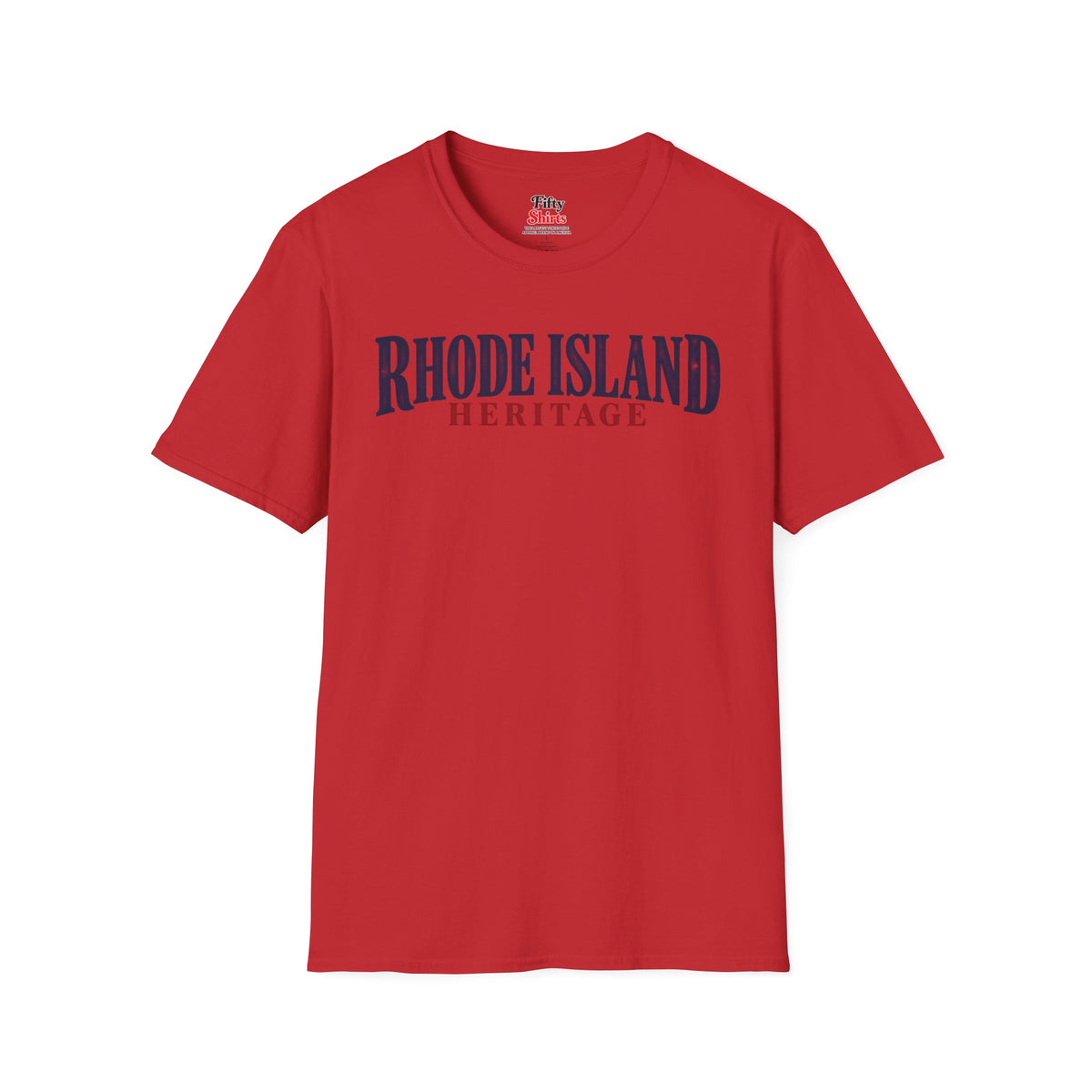Rhode Island Heritage Unisex Softstyle T Shirt State Name Graphic Tee