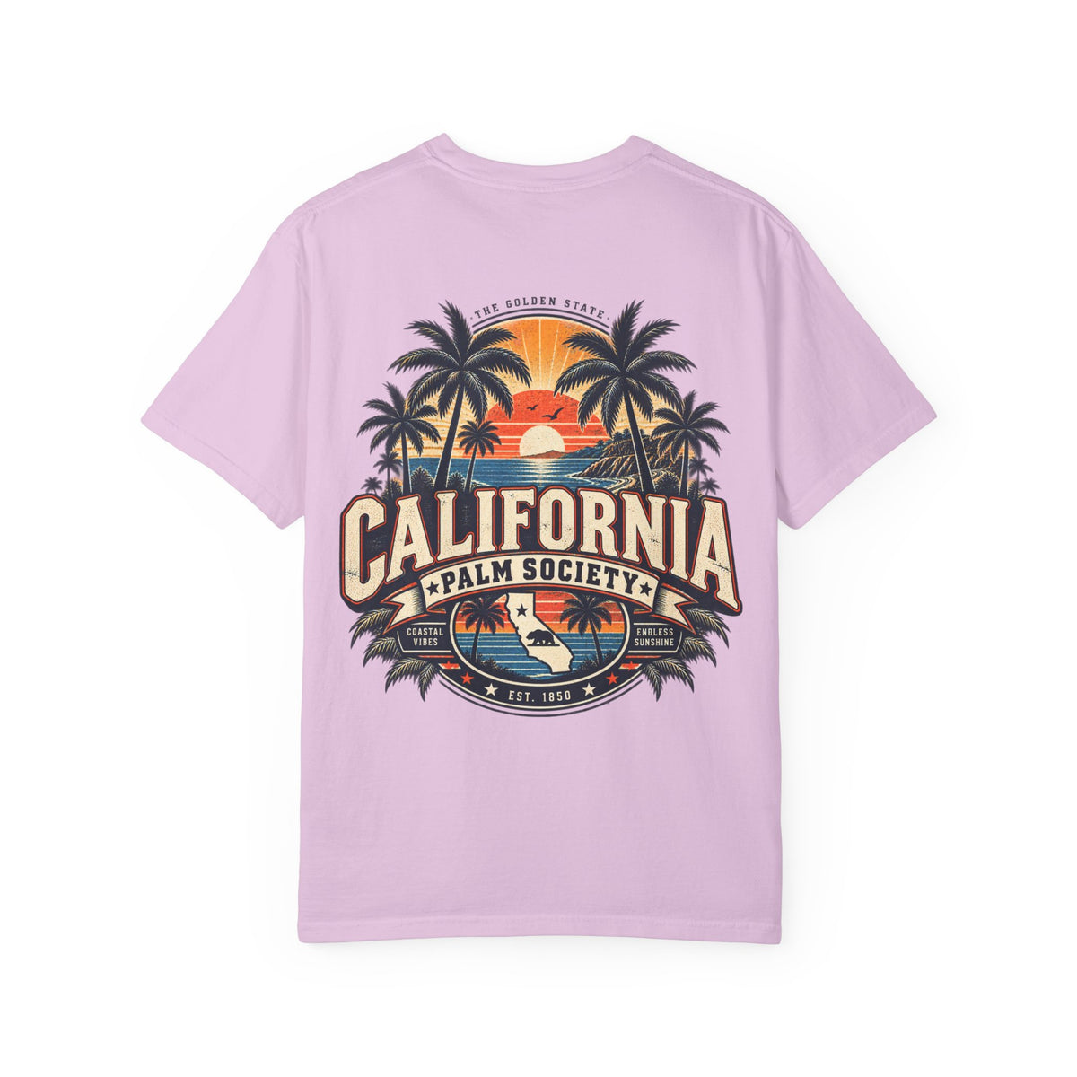 California Palm Society  Unisex Comfort Color 1717 Streetwear Graphic Tee