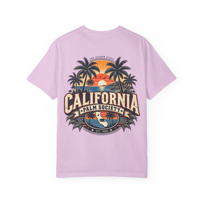 California Palm Society  Unisex Comfort Color 1717 Streetwear Graphic Tee