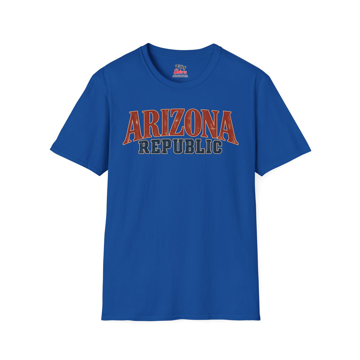Arizona Republic Unisex Softstyle T Shirt State Name Graphic Tee