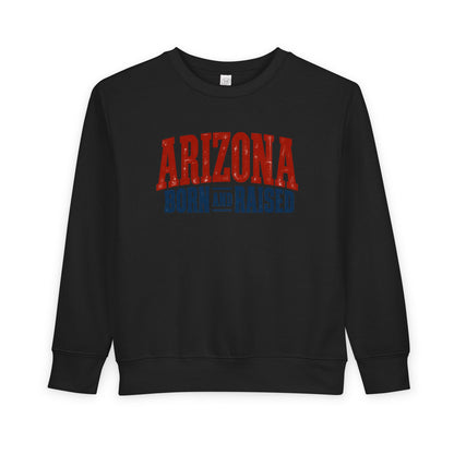 Arizona Born and Raised Classic Souvenir Unisex Toddler Sweatshirt