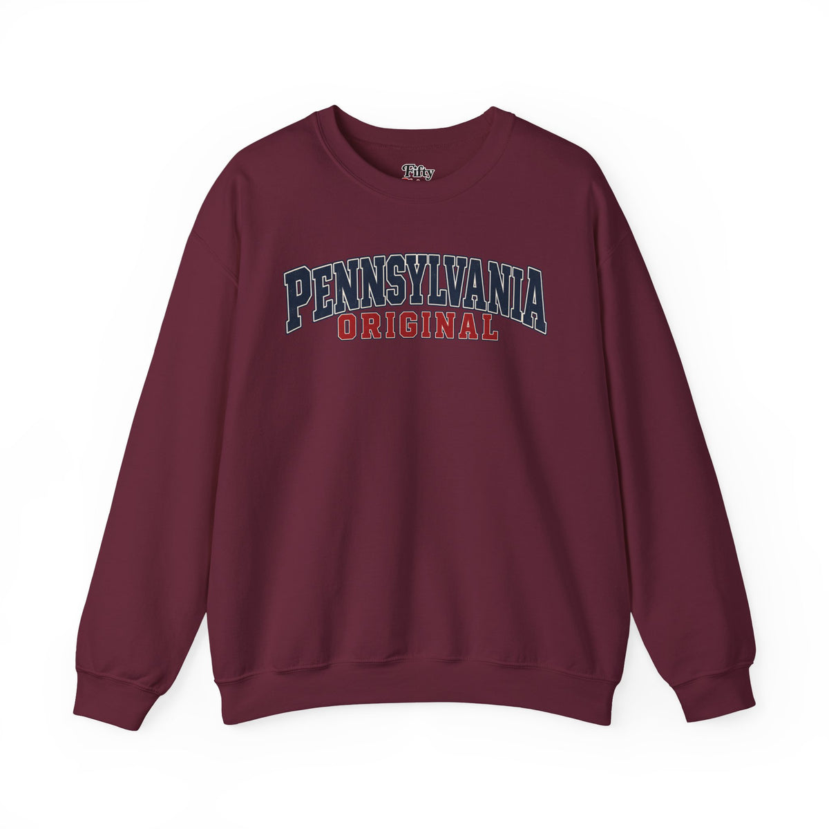 Pennsylvania Original Unisex Crewneck Sweatshirt State Name Graphic