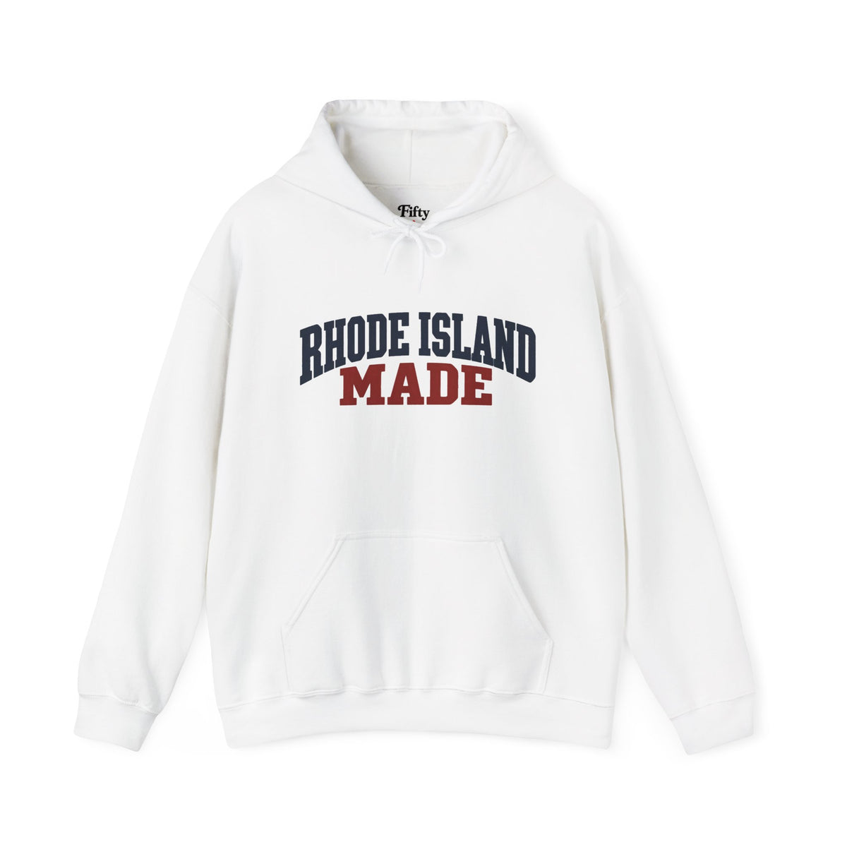 Rhode Island Made Unisex Hoodie State Name Graphic