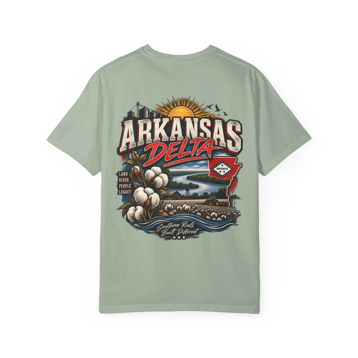 Arkansas Delta Streetwear Unisex Comfort Color 1717 Streetwear Graphic Tee
