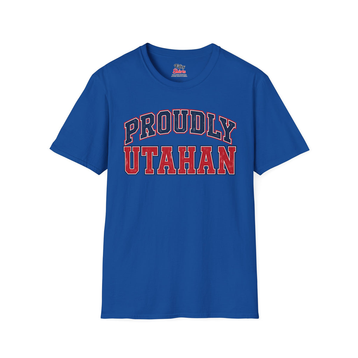 Proudly Utahan Utah Unisex Softstyle T Shirt State Name Graphic Tee