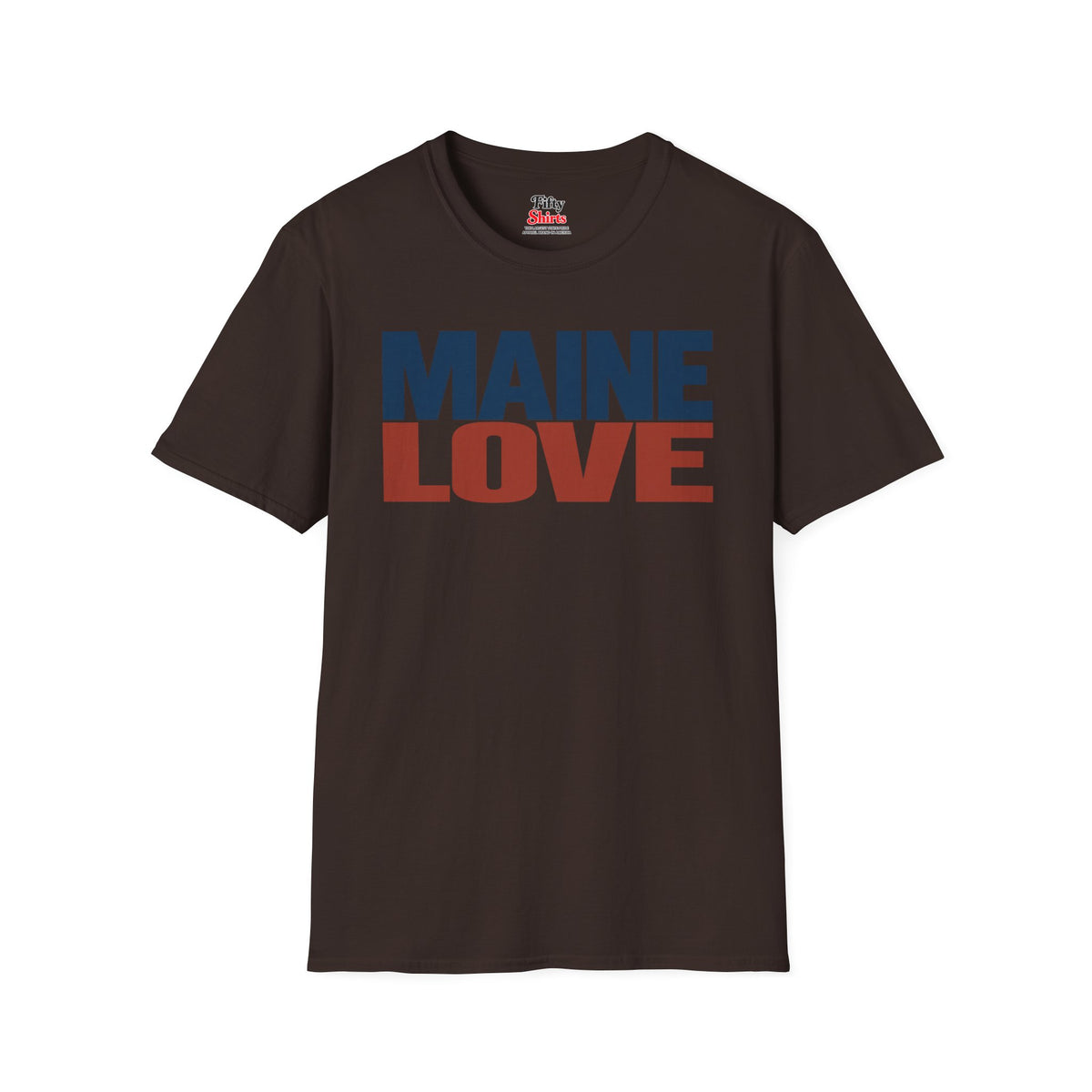 Maine Love Unisex Softstyle T Shirt State Name Graphic Tee