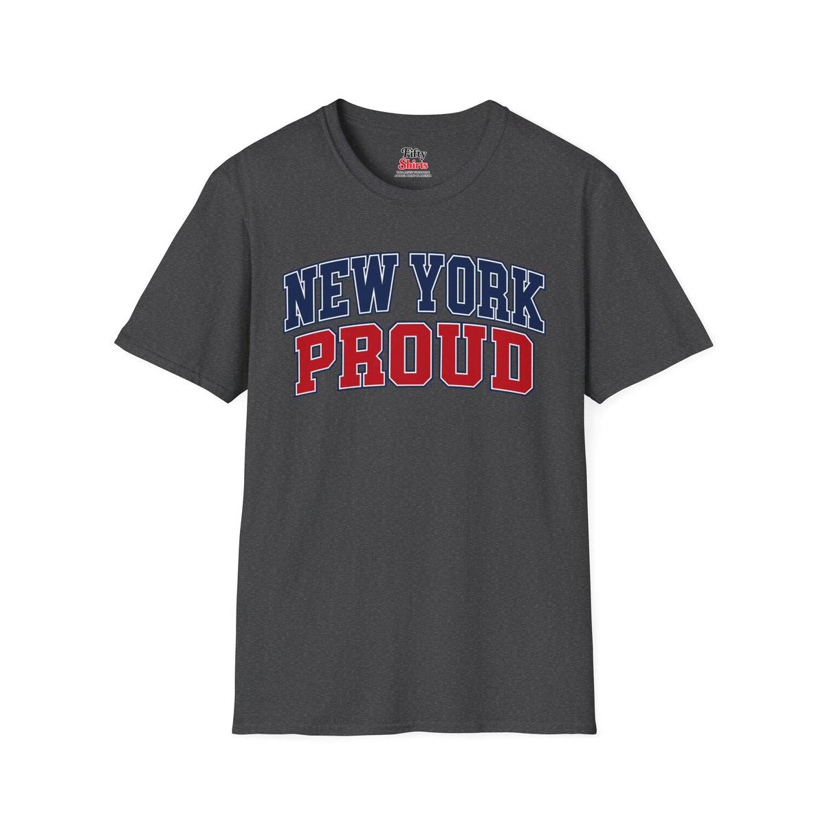 New York Proud Unisex Softstyle T Shirt State Name Graphic Tee
