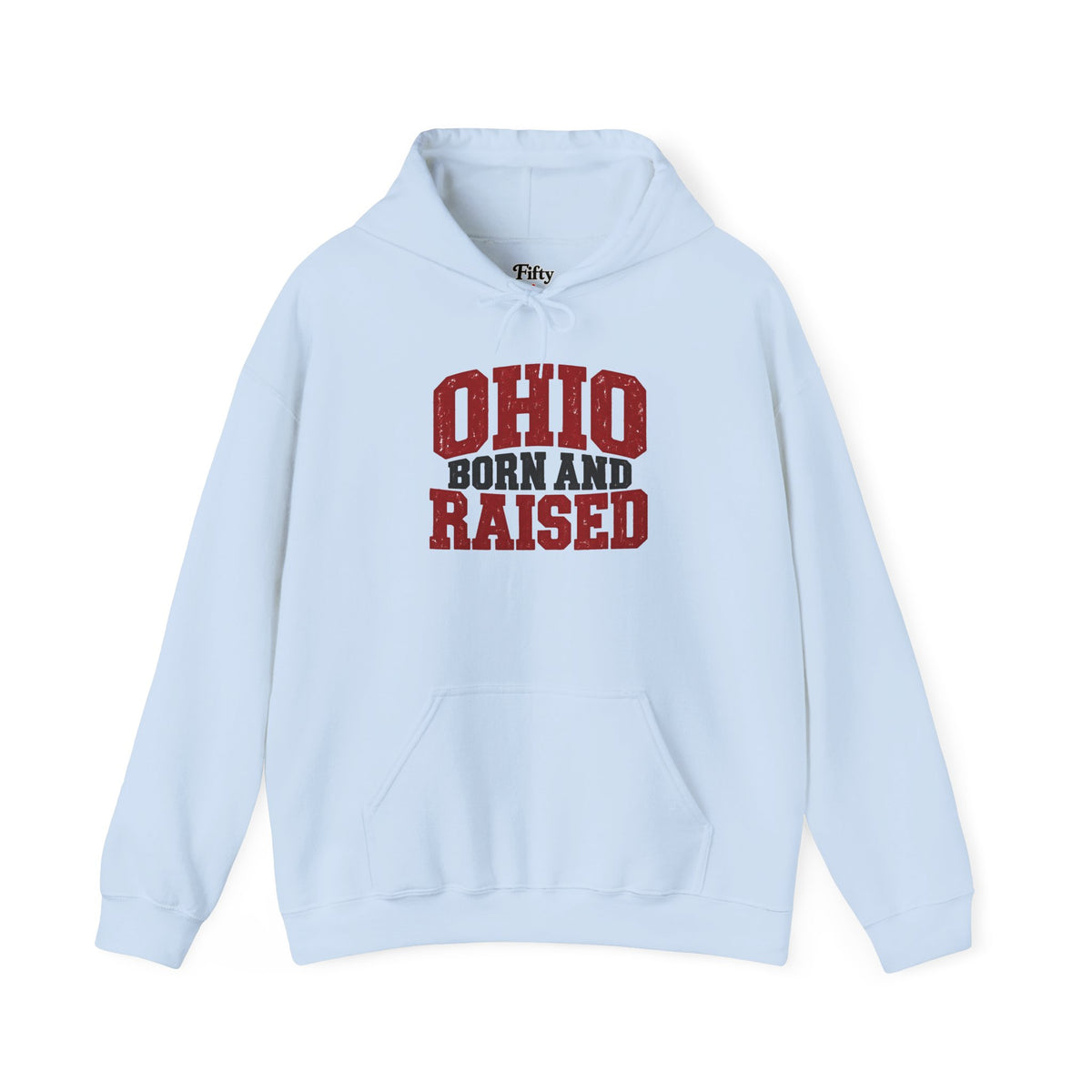 Ohio Born and Raised Midwest Heritage Unisex Hoodie Graphic