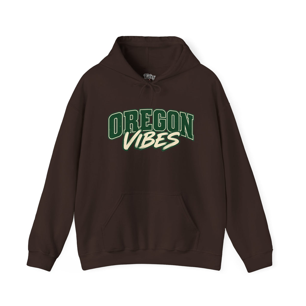 Oregon Vibes Unisex Hoodie State Name Graphic