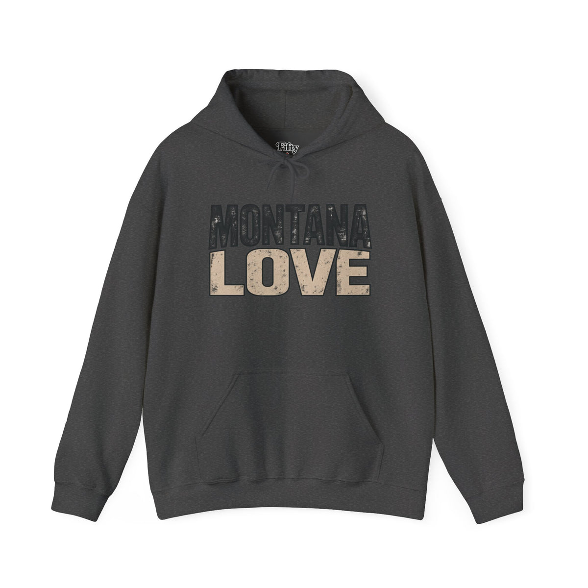 Montana Love Unisex Hoodie State Name Graphic