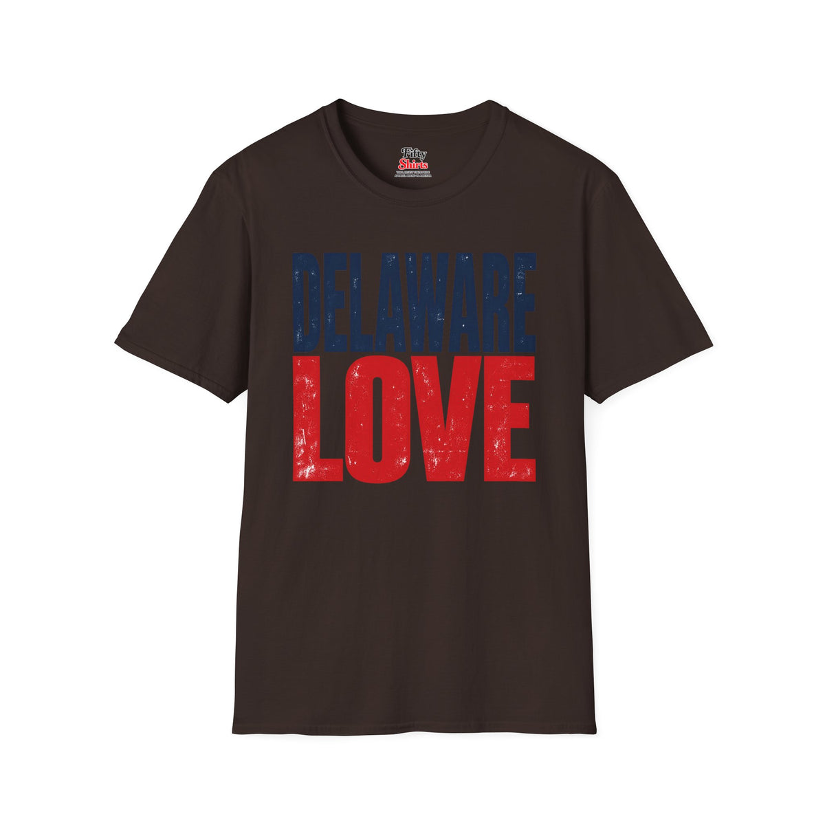 Delaware Love Unisex Softstyle T Shirt State Name Graphic Tee