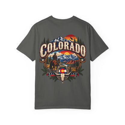 Colorado Wild West  Unisex Comfort Color 1717 Streetwear Graphic Tee