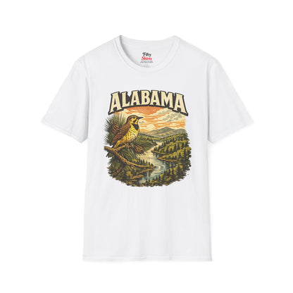 Alabama Wildlife Unisex Softstyle T Shirt State Pride Graphic Tee Collections FS03