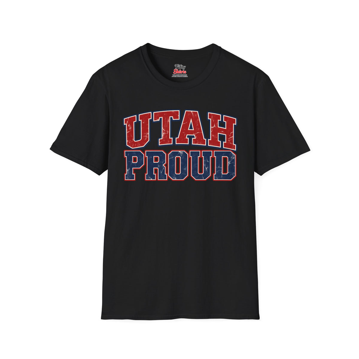 Utah Proud Unisex Softstyle T Shirt State Name Graphic Tee