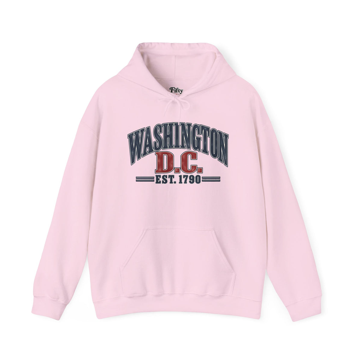 Washington DC Est 1790 Unisex Hoodie State Name Graphic