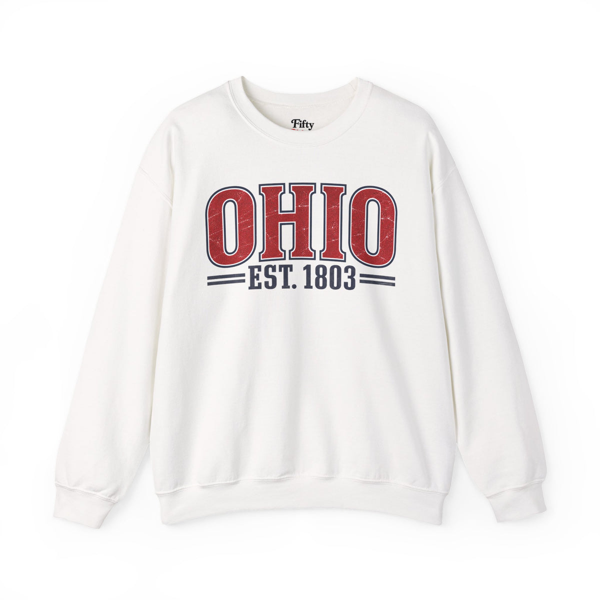 Ohio Est.1803 Unisex Crewneck Sweatshirt State Name Graphic