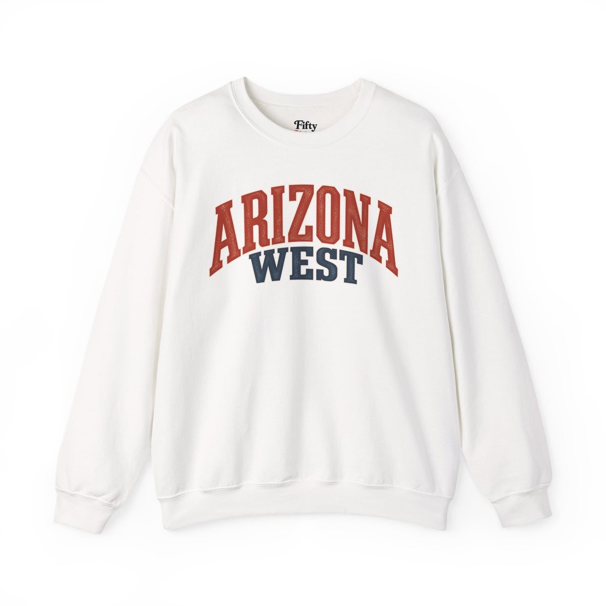 Arizona West Unisex Crewneck Sweatshirt State Name Graphic