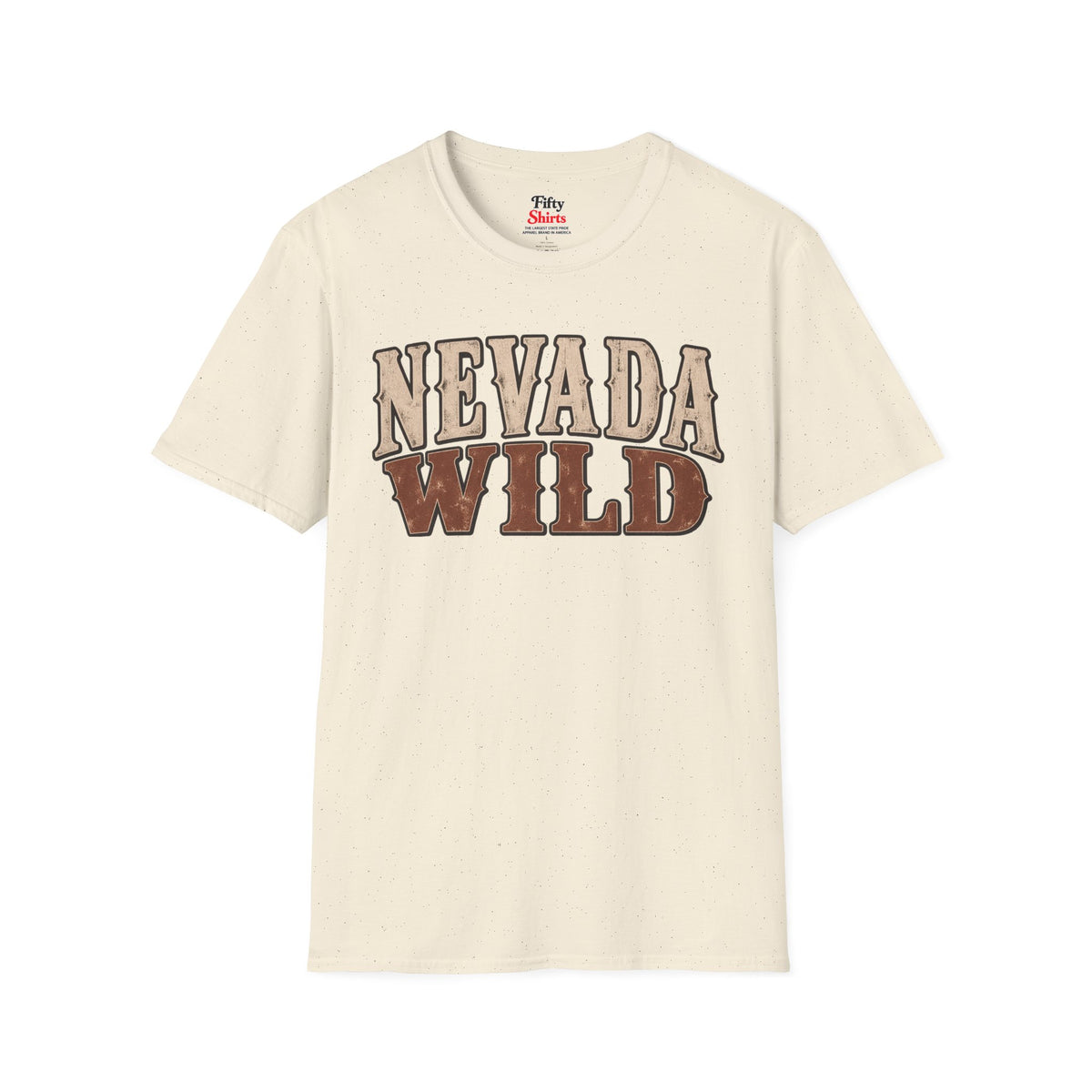 Nevada Wild Unisex Softstyle T Shirt State Name Graphic Tee