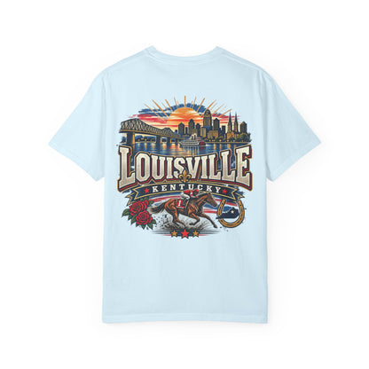 Louisville Kentucky Unisex Comfort Color 1717 Streetwear Graphic Tee
