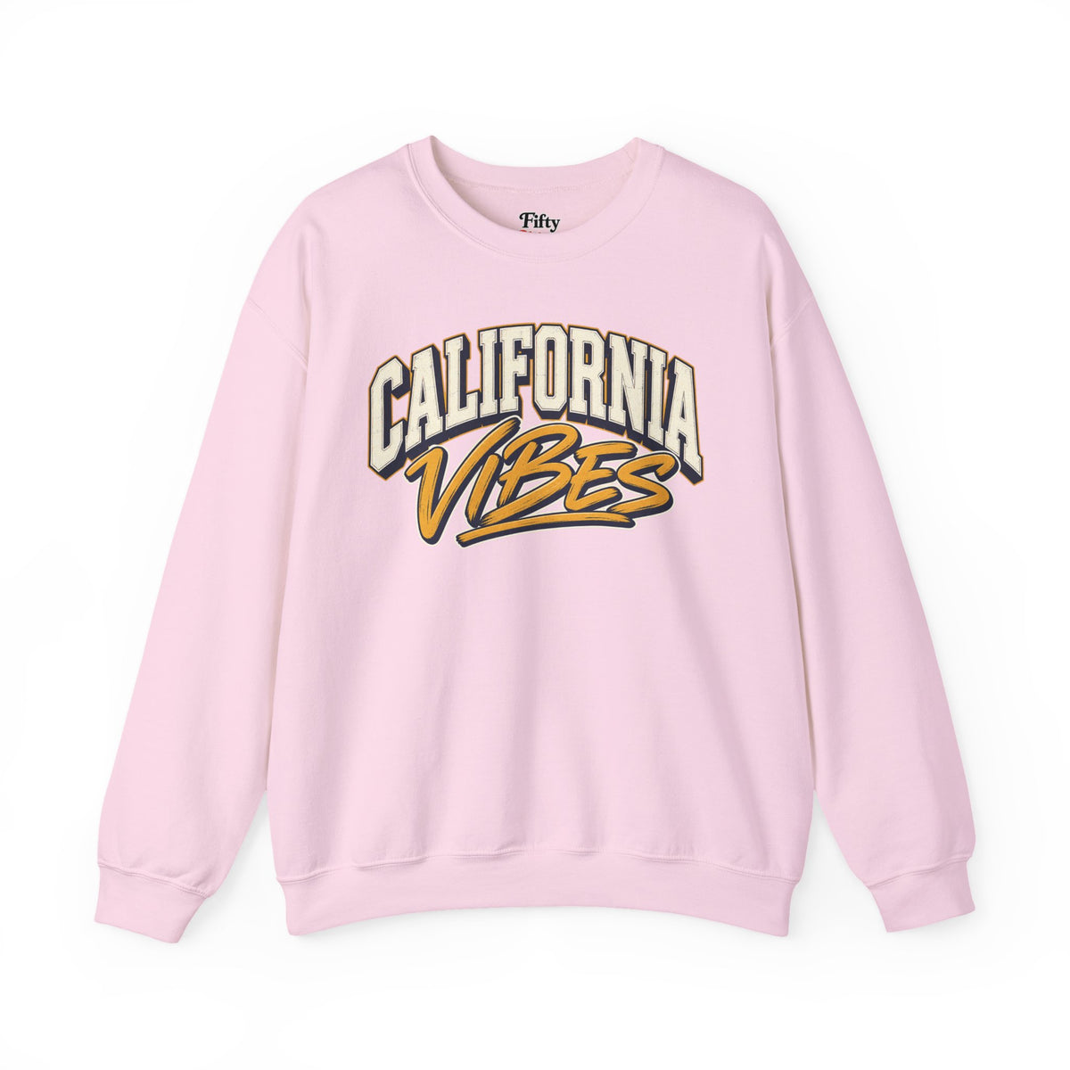 California Vibes Unisex Crewneck Sweatshirt State Name Graphic