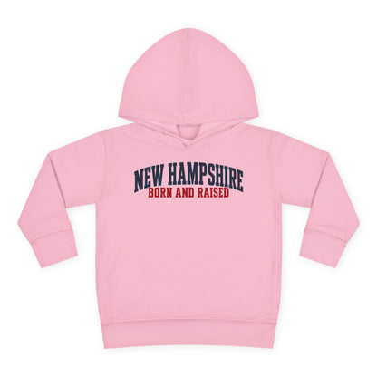 New Hampshire Born and Raised Minimal Heritage Unisex Pullover Fleece Hoodie
