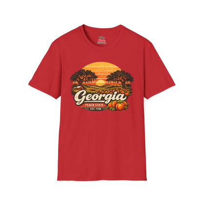 Georgia Southern Sunset Unisex Softstyle T Shirt State Pride Graphic Tee Collections FS03
