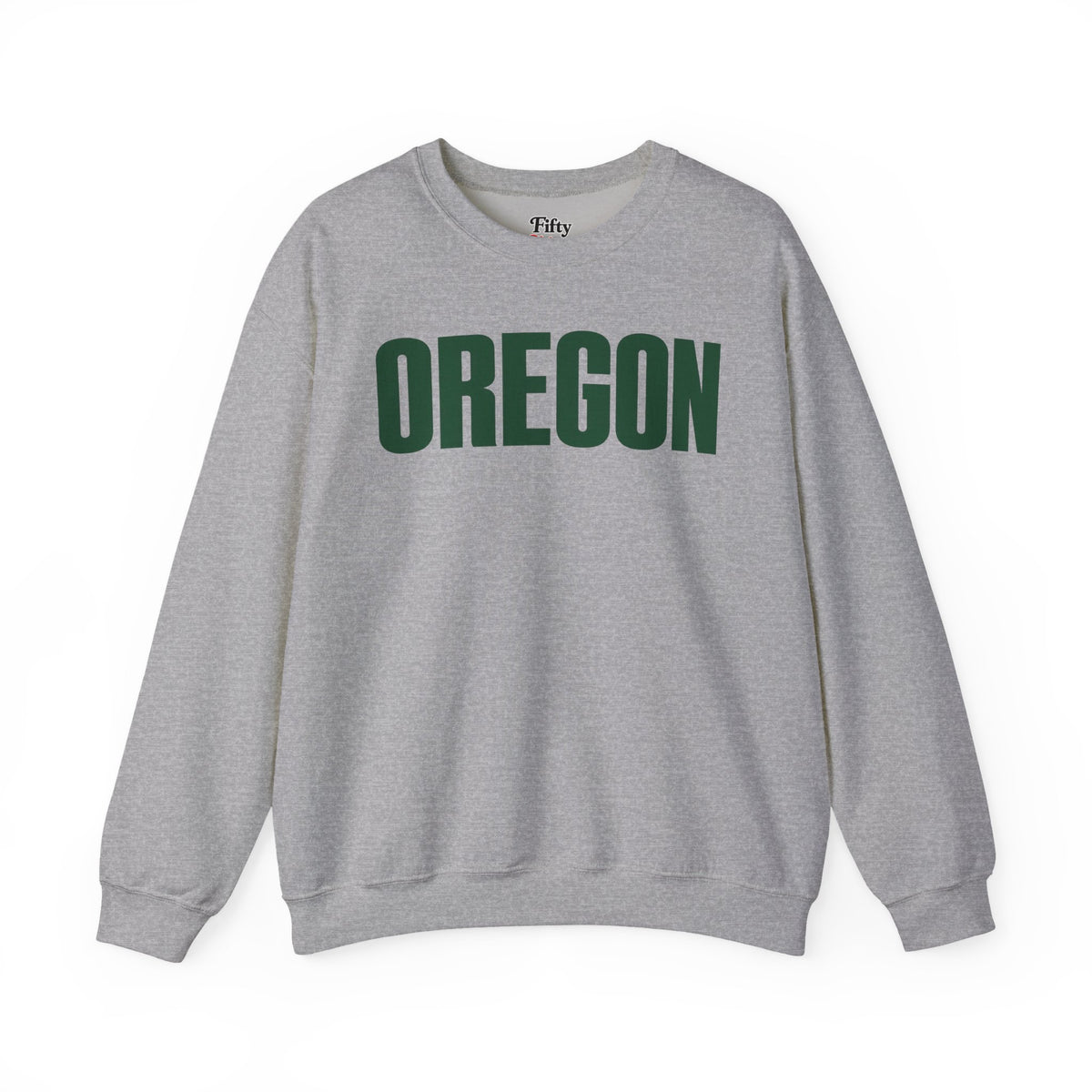 Oregon Unisex Crewneck Sweatshirt State Name Graphic
