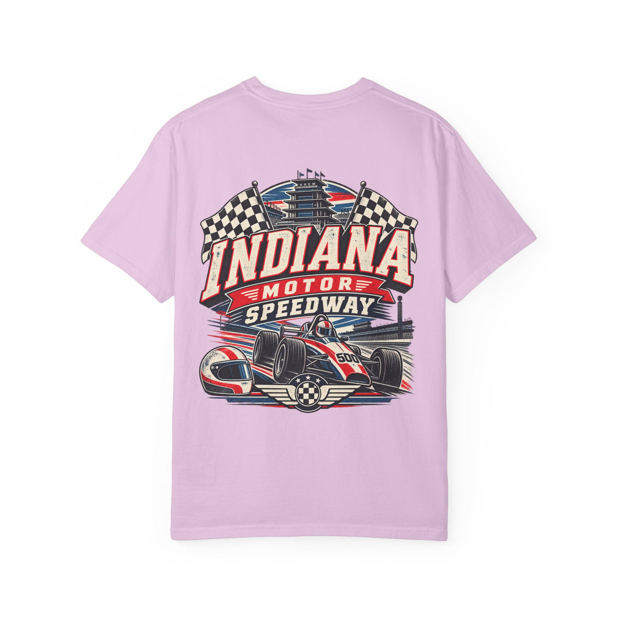 Indiana Motor Speedway Unisex Comfort Color 1717 Streetwear Graphic Tee
