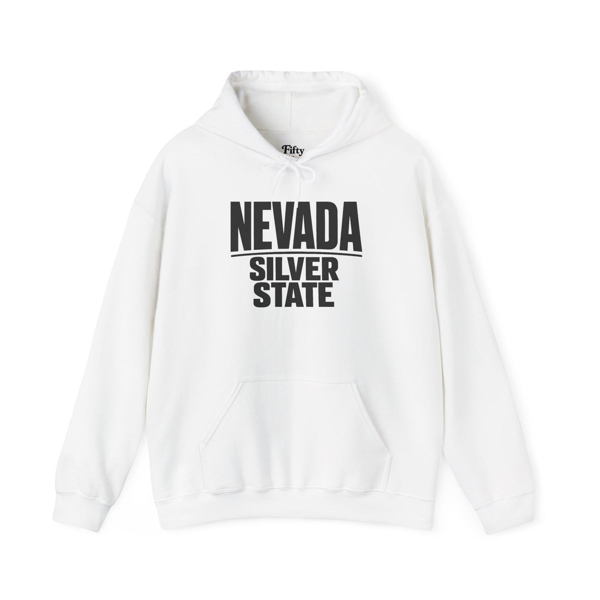 Nevada Silver State Unisex Hoodie State Name Graphic
