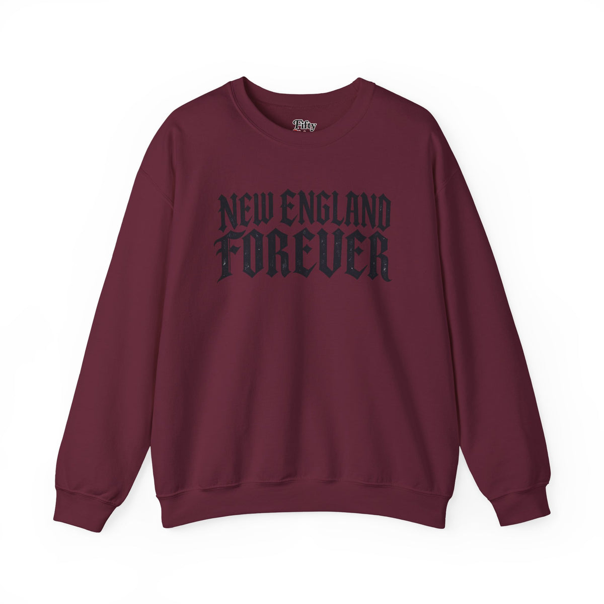 Massachusetts New England Forever Unisex Crewneck Sweatshirt State Name Graphic