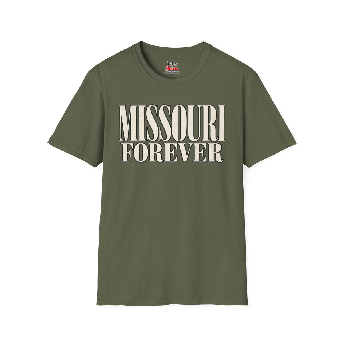 Missouri Forever Unisex Softstyle T Shirt State Name Graphic Tee