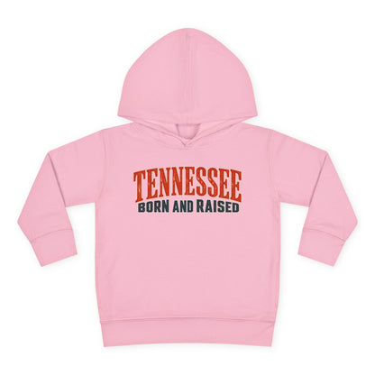 Tennessee Born and Raised Premium Southern Heritage Unisex Toddler Pullover Fleece Hoodie