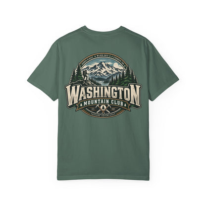 Washington Mountain Club Unisex Comfort Color 1717 Streetwear Graphic Tee